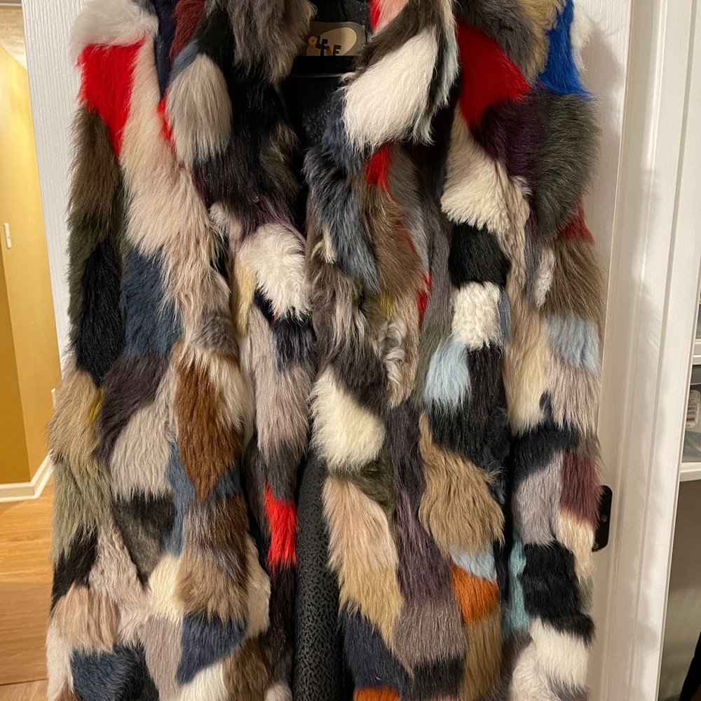 Wolfie Furs Toscana Shearling Longline Vest